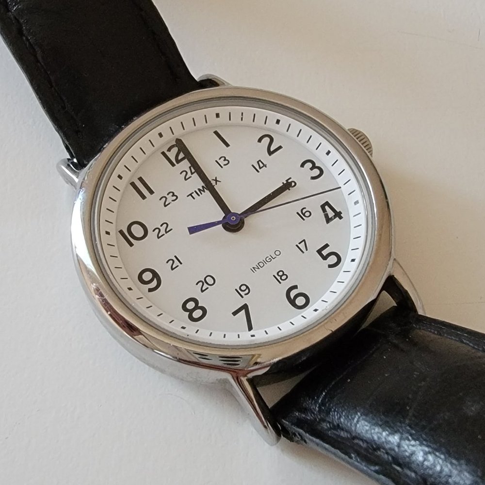 Timex Men's Leather Strap Watch